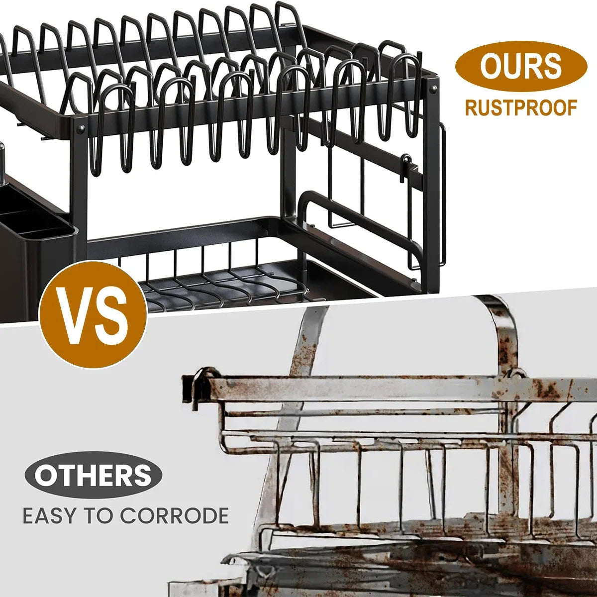 Dvostruki stalak za sušenje sudova