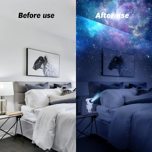 Astronaut LED projektor