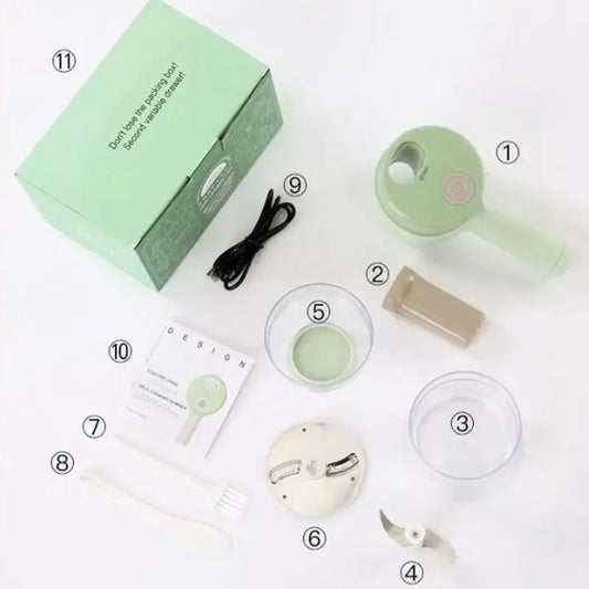 Električni secko za povrće 4u1